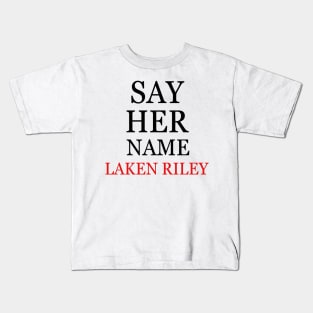 Say-Her-Name-Laken-Riley Kids T-Shirt